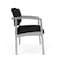 Lesro Lenox Steel Chair, Black/Onyx Seat, Black/Onyx Back, 33 W 24.5 L 32 H LS1401 - alternate 2